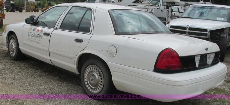 image for item I3232 2001 Ford Crown Victoria Police Interceptor