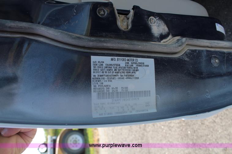 image for item J2001 2004 Ford Crown Victoria Police Interceptor