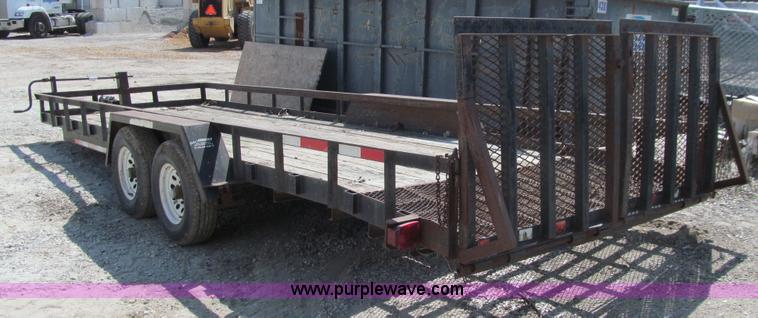 image for item J3422 1994 John's Broadway equipment trailer