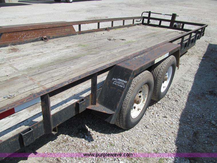 image for item J3422 1994 John's Broadway equipment trailer