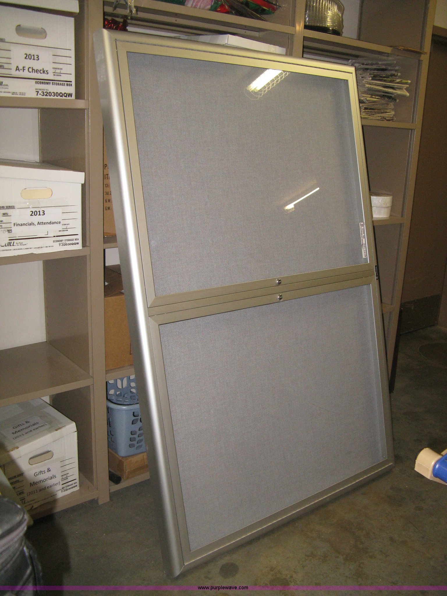 Claridge notification/bulletin board in Derby, KS Item BE9009