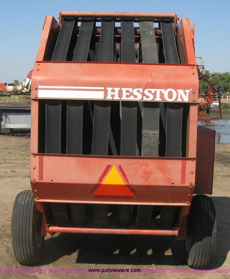 image for item E7972 1980 Hesston 5540 round baler