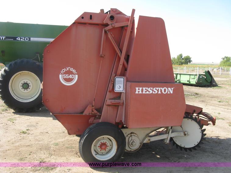 image for item E7972 1980 Hesston 5540 round baler