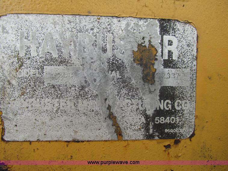 image for item G9979 HayBuster BB256 BaleBuster bale processor