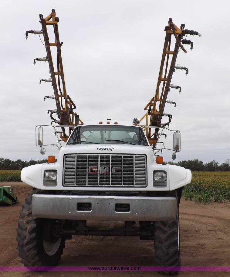 image for item H9137 1998 GMC C8500 applicator truck with Stahly sprayer