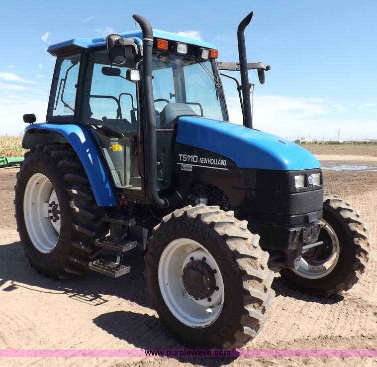 image for item H9139 2001 New Holland TS110 MFWD tractor