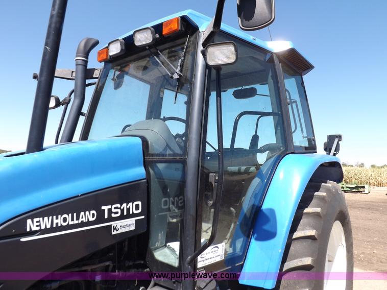 image for item H9139 2001 New Holland TS110 MFWD tractor