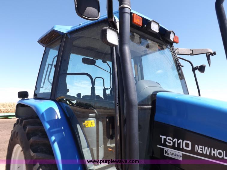 image for item H9139 2001 New Holland TS110 MFWD tractor