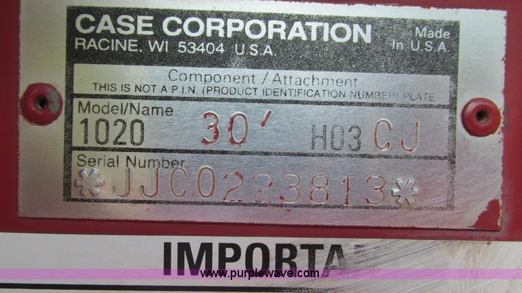image for item I3240 1997 Case IH 1020 flex head