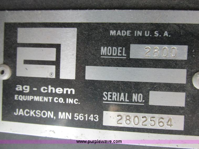 image for item I8954 1994 Big A 2800 self-propelled applicator