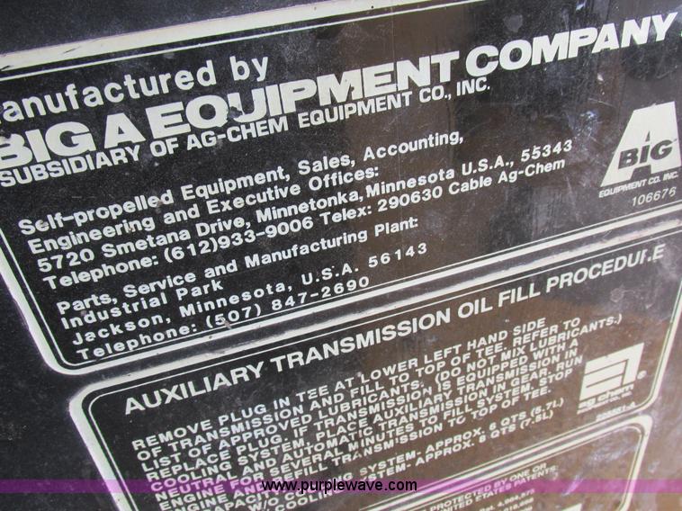 image for item I8954 1994 Big A 2800 self-propelled applicator