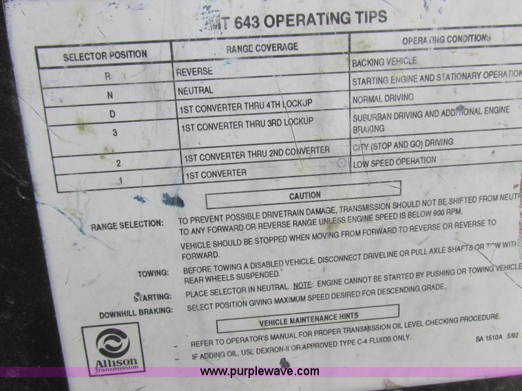 image for item I8954 1994 Big A 2800 self-propelled applicator