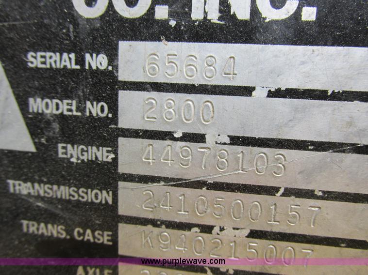 image for item I8954 1994 Big A 2800 self-propelled applicator