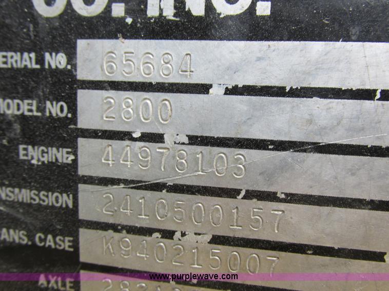 image for item I8954 1994 Big A 2800 self-propelled applicator