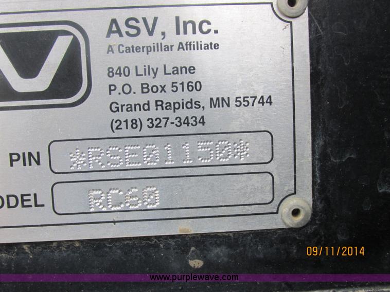 image for item J2416 ASV RC-60 track skid steer