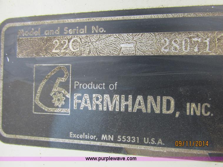 image for item J2432 Farm Hand 22 tractor loader