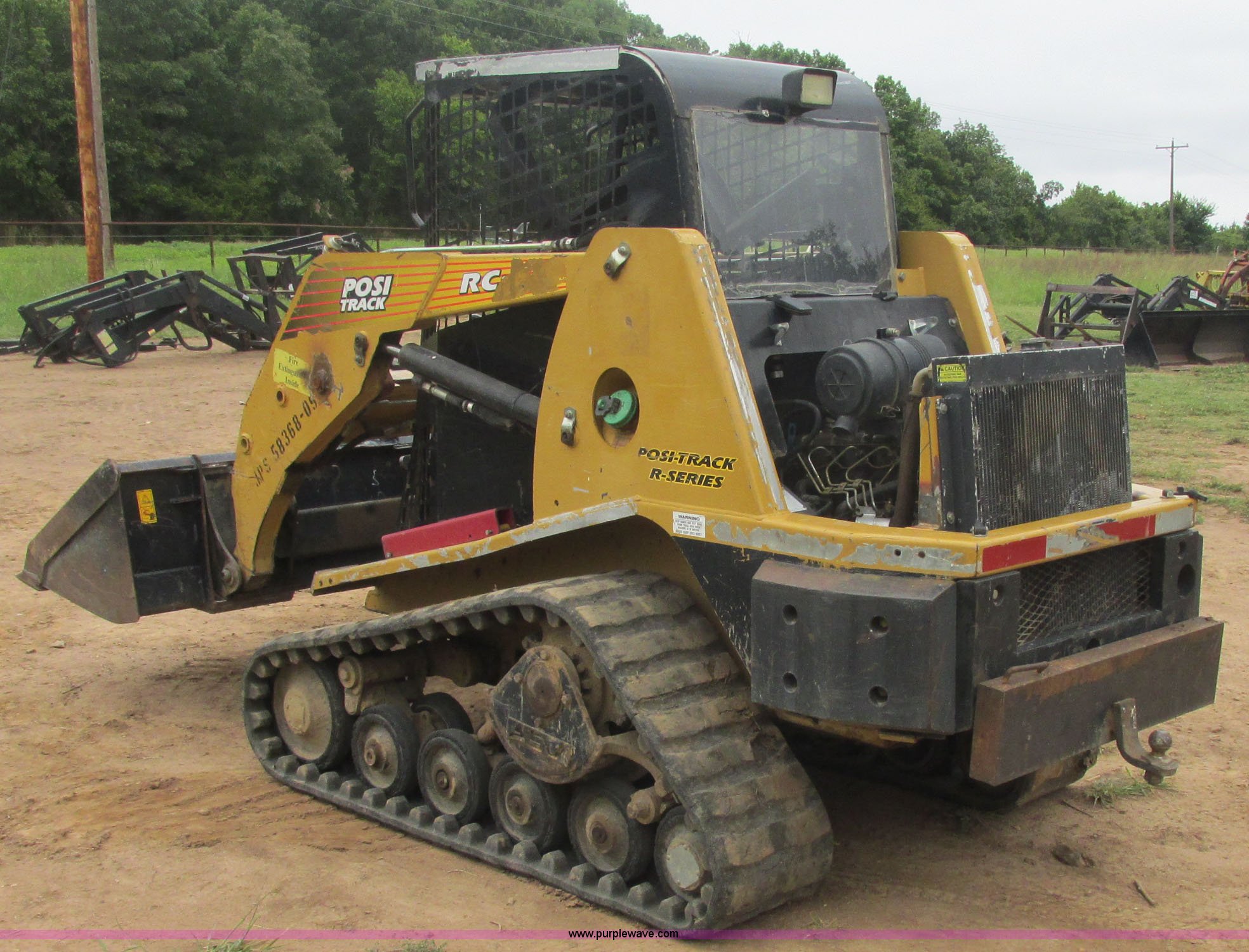 ASV RC60 track skid steer in Stillwell, OK Item J2416 sold Purple Wave