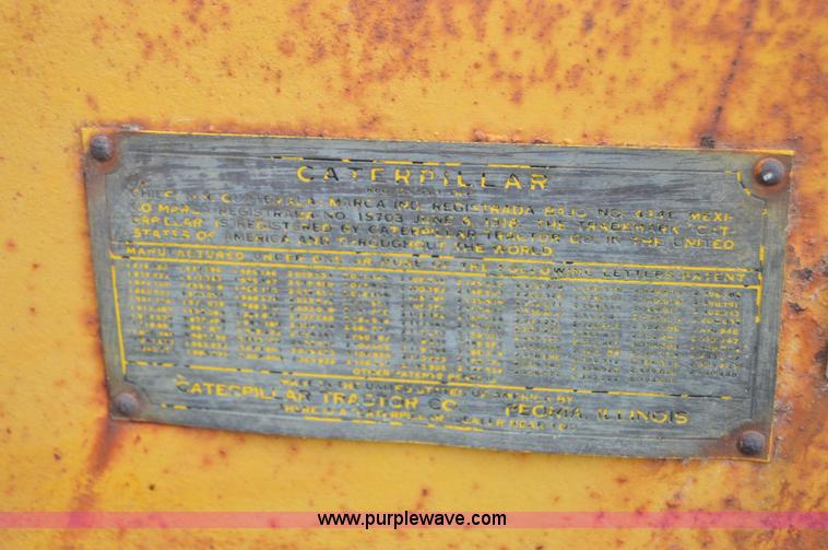 image for item AW9181 Caterpillar 212 rigid motor grader