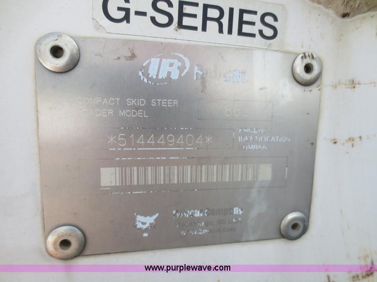 image for item D2158 2002 Bobcat 863 G Series skid steer