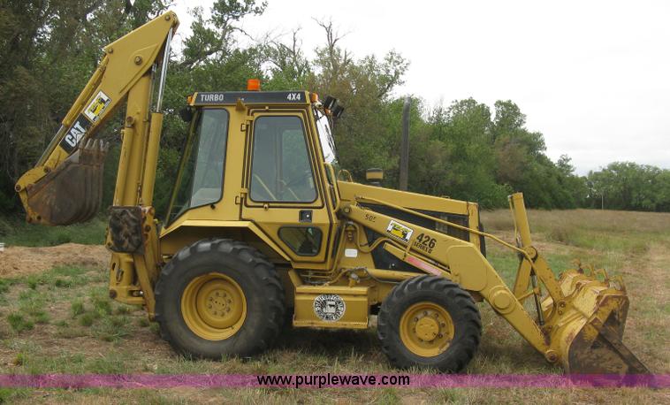 image for item E7889 1991 Caterpillar 426 Series II backhoe