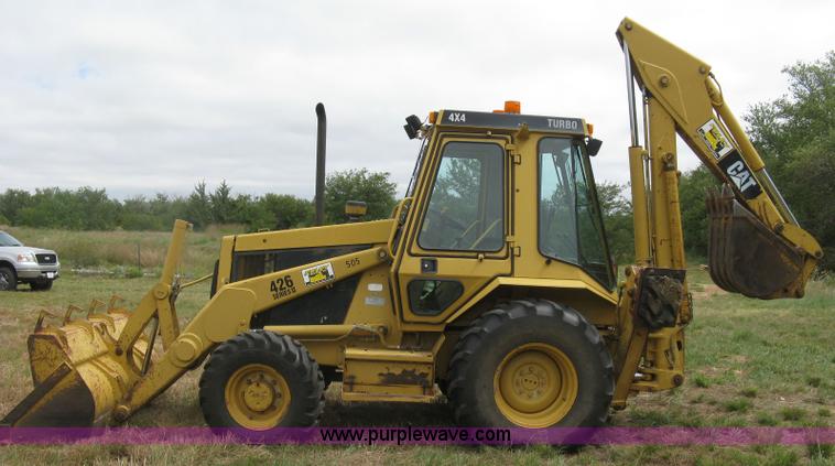 image for item E7889 1991 Caterpillar 426 Series II backhoe