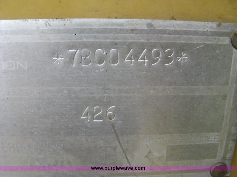 image for item E7889 1991 Caterpillar 426 Series II backhoe