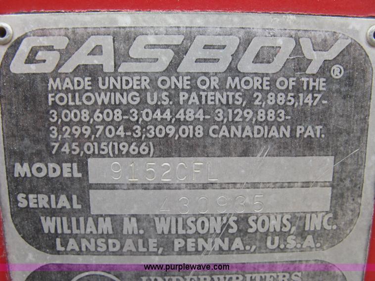 image for item E7897 GasBoy Series 1000 cardless fuel management system