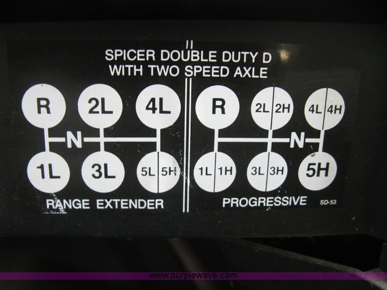 image for item E7898 1992 International 4700 fuel tanker truck