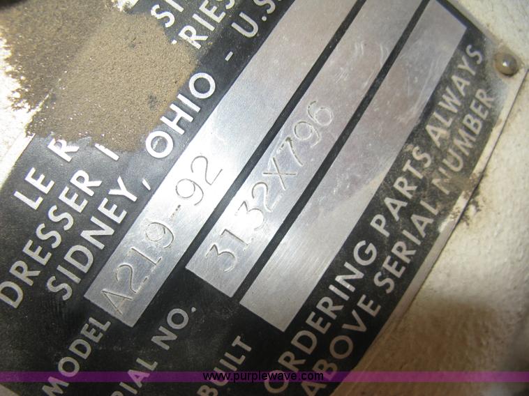 image for item E7902 Leroi 125 stationary compressor