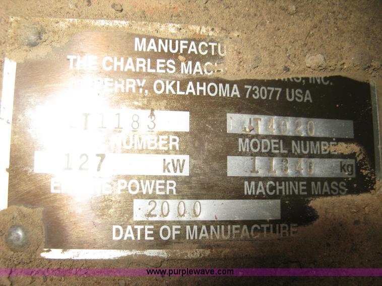 image for item E7904 2000 Ditch Witch JT4020 directional drill