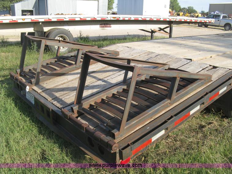 image for item E7910 1998 Overbilt flatbed trailer
