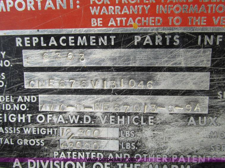 image for item F7211 1976 Chevrolet C65 Custom Deluxe water truck