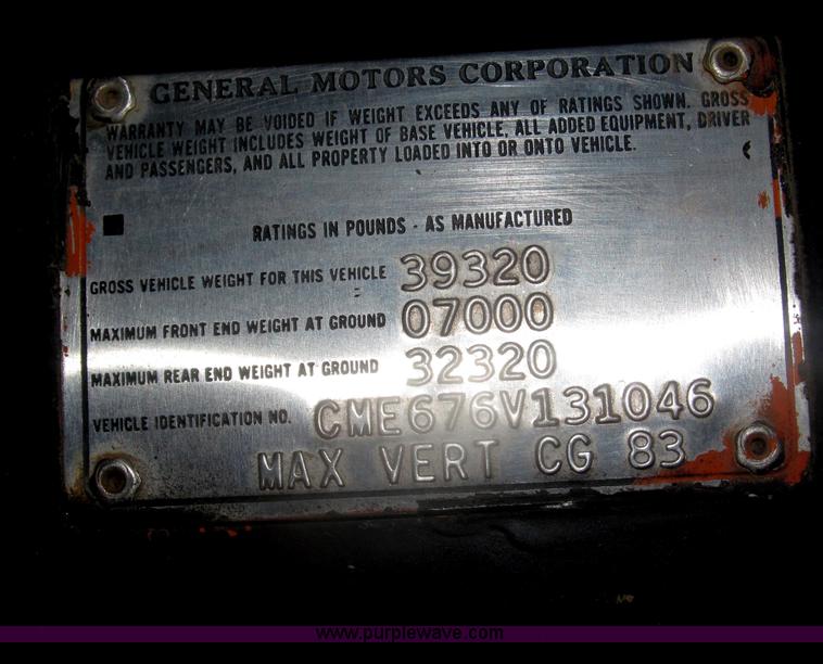 image for item F7211 1976 Chevrolet C65 Custom Deluxe water truck