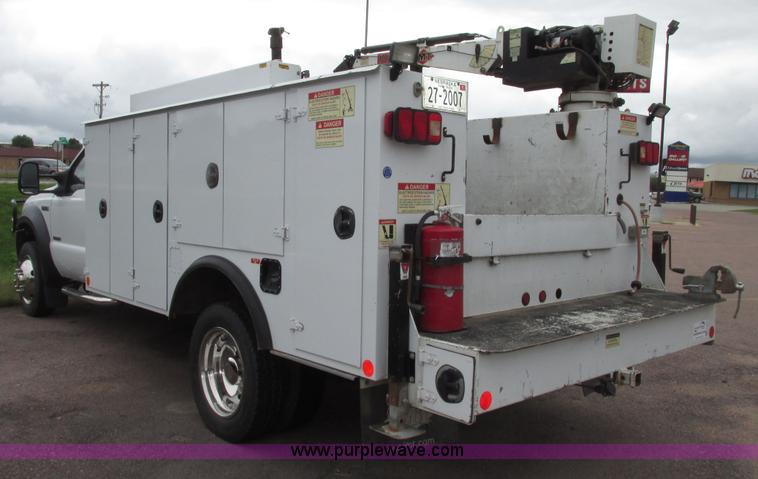 image for item G9974 2007 Ford F550 Super Duty XL utility truck