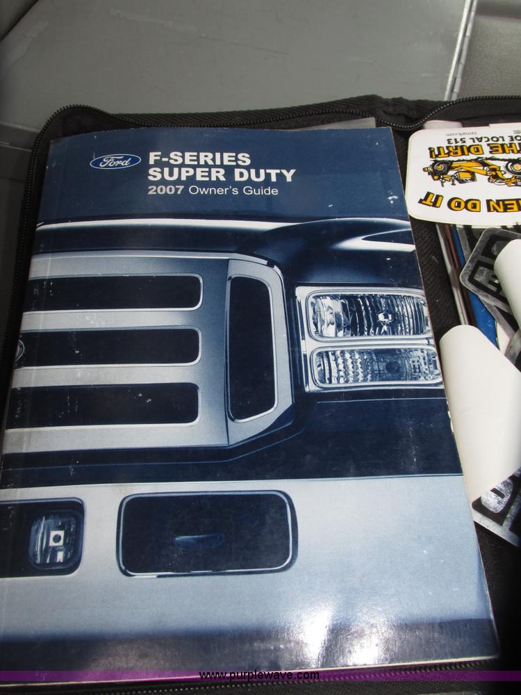 image for item G9974 2007 Ford F550 Super Duty XL utility truck