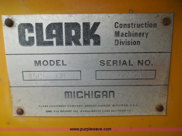 image for item I3336 1979 Clark 45C wheel loader