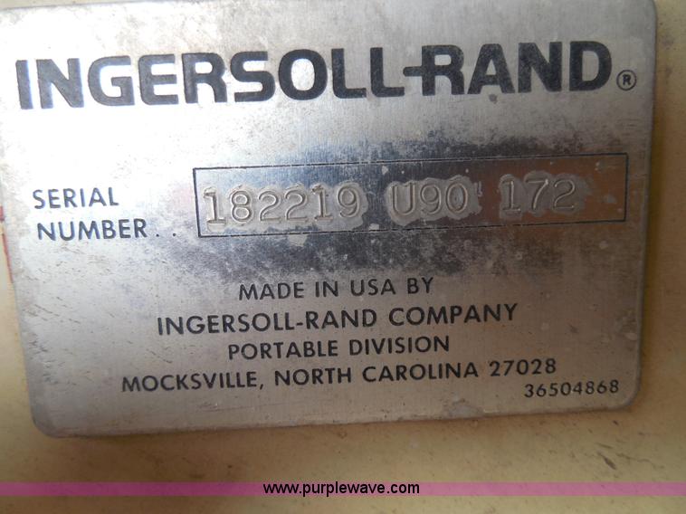 image for item I3340 Ingersoll Rand 130 air compressor
