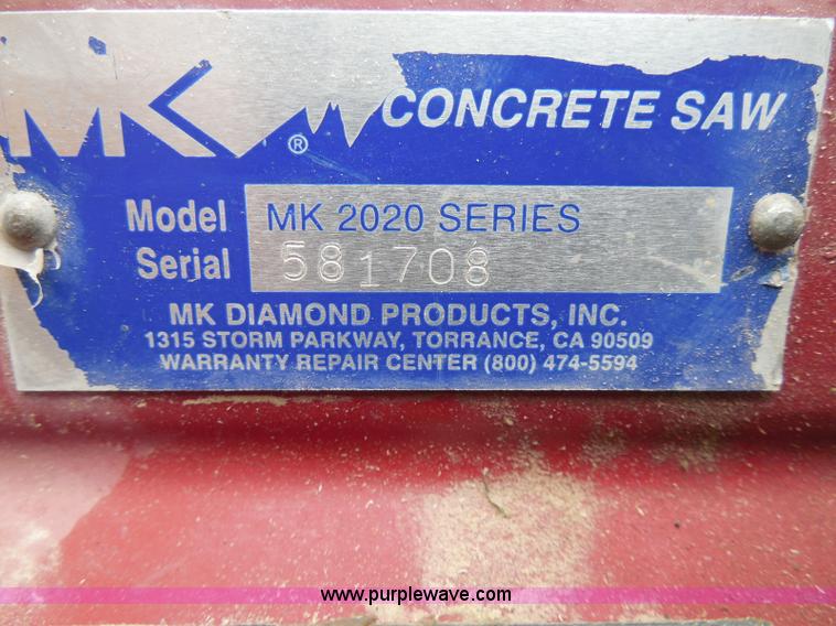 image for item I3341 (2) concrete saws