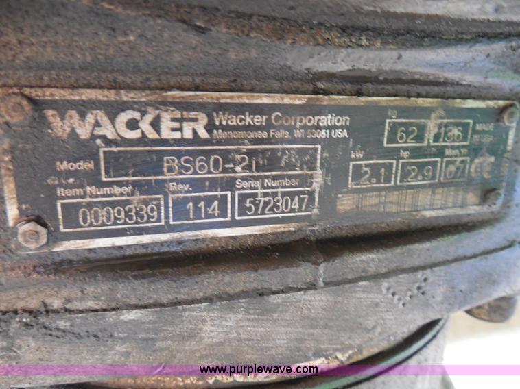 image for item I3342 (2) Wacker compactors
