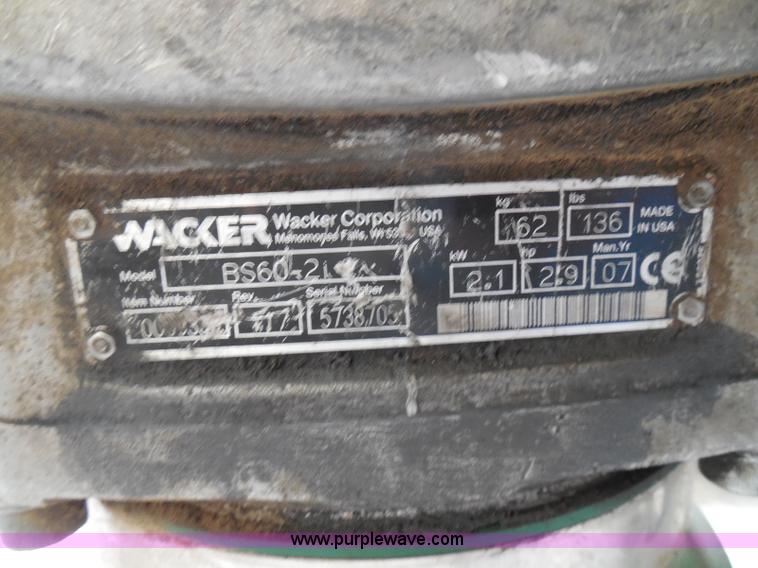 image for item I3342 (2) Wacker compactors