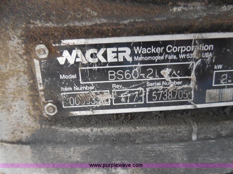 image for item I3342 (2) Wacker compactors