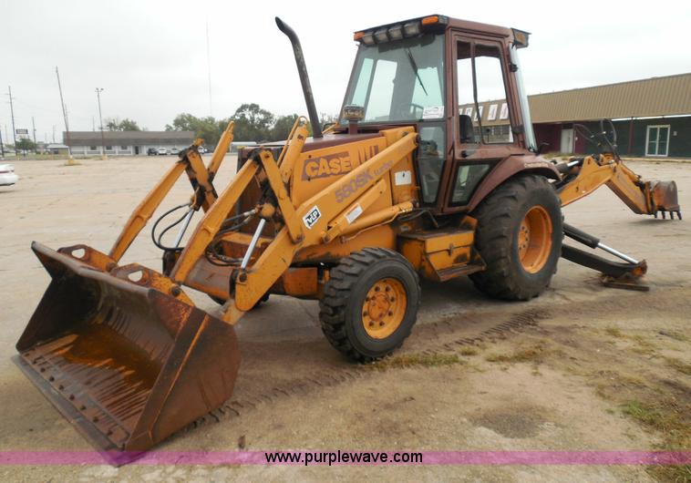 image for item I3344 1994 Case 580 Super K backhoe