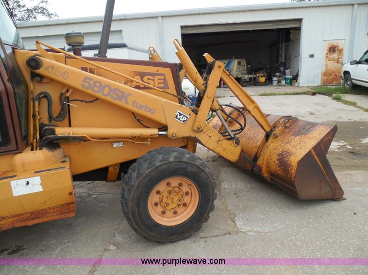 image for item I3344 1994 Case 580 Super K backhoe