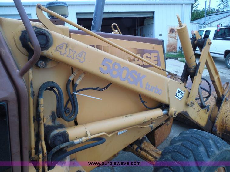 image for item I3344 1994 Case 580 Super K backhoe