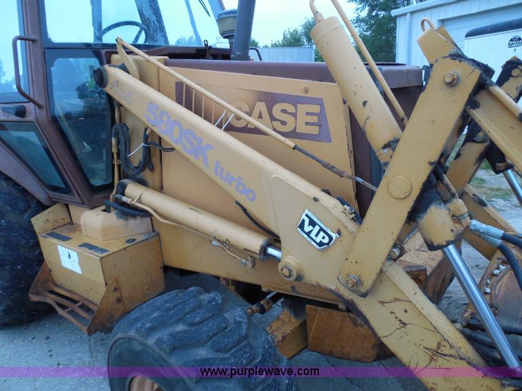 image for item I3344 1994 Case 580 Super K backhoe