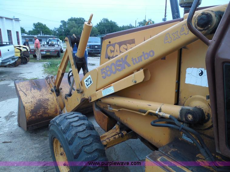 image for item I3344 1994 Case 580 Super K backhoe