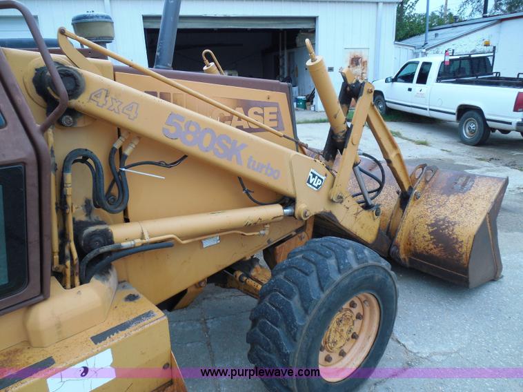 image for item I3344 1994 Case 580 Super K backhoe