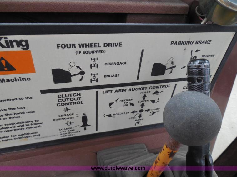 image for item I3344 1994 Case 580 Super K backhoe