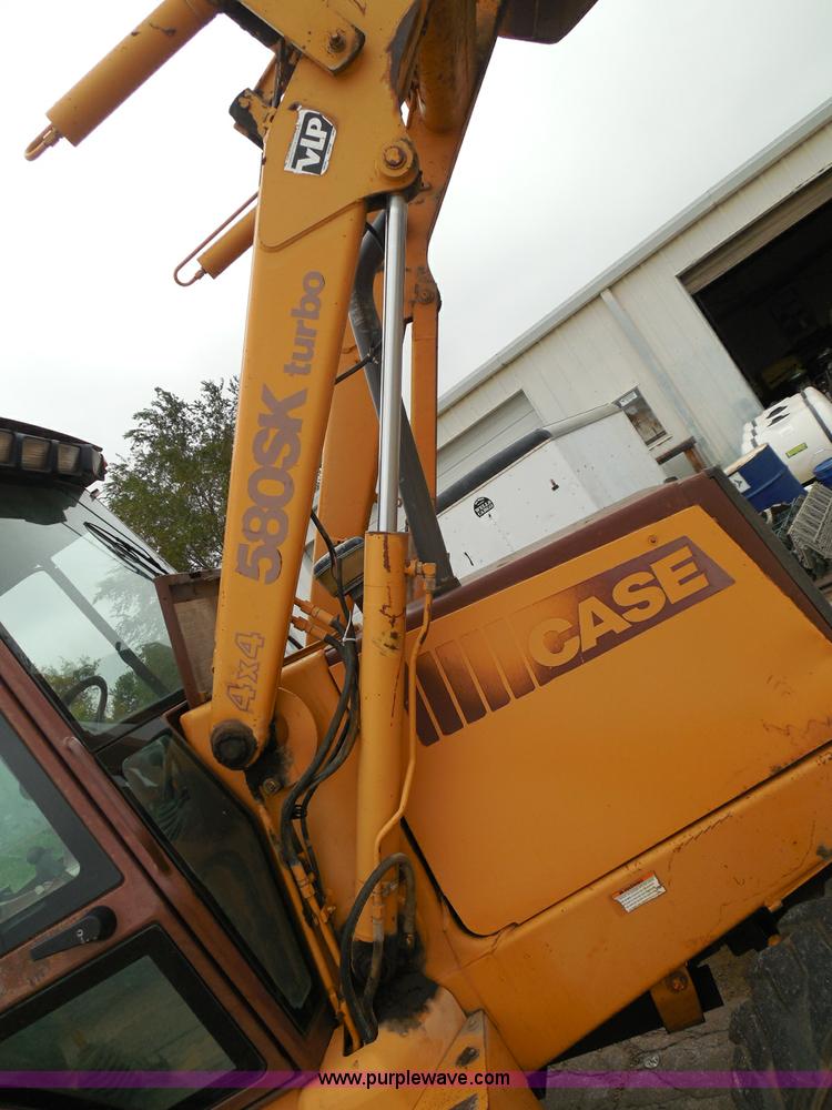 image for item I3344 1994 Case 580 Super K backhoe