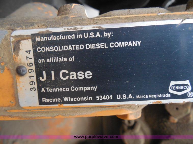 image for item I3344 1994 Case 580 Super K backhoe